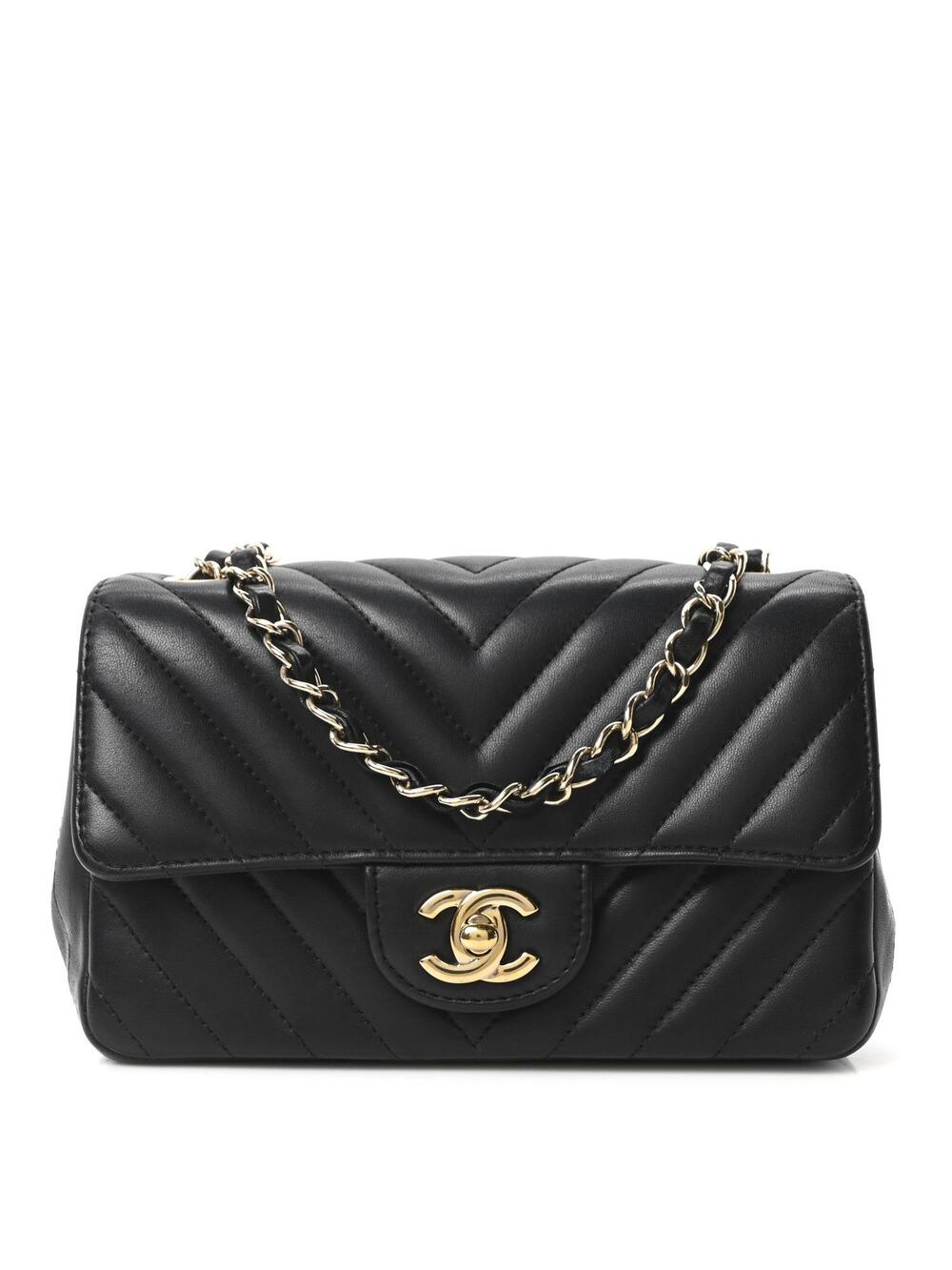 Chanel Lambskin Chevron Quilted Mini #360823C59B